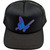 Post Malone Unisex Mesh Back Cap: Butterfly (Black) (Ex-Tour)  Post Malone Unisex Mesh Back Cap: Butterfly (Black) (Ex-Tour)