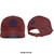 The Rolling Stones Unisex Baseball Cap: Vintage 70s Logo (Maroon Red)