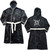 Metallica Unisex Bathrobe: Load/Reload Star (Black & White) (Back Print)