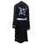 Metallica Unisex Bathrobe: Load/Reload Star (Black & White) (Back Print)