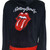 The Rolling Stones Unisex Bathrobe: Classic Tongue (Black) (Back Print)