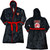 Rod Stewart Unisex Bathrobe: Cherries Logo (Black & Red) (Back Print)
