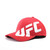 Tokyo Time Unisex Baseball Cap: UFC White XL Logo (Red)