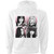 BlackPink Unisex Pullover Hoodie: Shut Down Photo Grid (White) (Back Print)