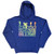 The Beatles Unisex Pullover Hoodie: Get Back Gradient (Royal Blue)