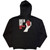 Green Day Unisex Zipped Hoodie: American Idiot (Black) (Back Print)