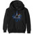 Pink Floyd Unisex Pullover Hoodie: Dark Side of the Moon Blue Splatter (Black) Pink Floyd Unisex Pullover Hoodie: Dark Side of the Moon Blue Splatter (Black)