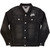 My Chemical Romance Unisex Denim Jacket: Logo (Black Denim) (Back Print)