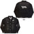 My Chemical Romance Unisex Denim Jacket: Logo (Black Denim) (Back Print)