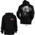 Iron Maiden Unisex Zipped Hoodie: No Prayer (Black) (Back Print)