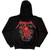 Metallica Unisex Pullover Hoodie: Skull Screaming Red (Black) (Back Print)