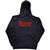 Slipknot Unisex Pullover Hoodie: Logo (Navy Blue) (Back Print)