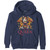 Queen Unisex Pullover Hoodie: Classic Crest (Navy Blue)