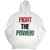 Public Enemy Unisex Pullover Hoodie: Fight The Power (White) (Back Print)