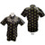 Queen Unisex Casual Shirt: Crest Pattern (Black) (All Over Print)