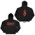 Slipknot Unisex Pullover Hoodie: Logo (Black) (Back Print)