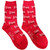The Beatles Unisex Ankle Socks: Love Me Do (Red) (UK Size 7 - 11)