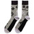 CBGB Unisex Ankle Socks: Logos (Grey) (UK Size 7 - 11)