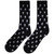 Billie Eilish Unisex Terry Socks: Blohsh Pattern (Black)