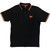 David Bowie Unisex Polo Shirt: Flash Logo (Black)