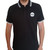 The Beatles Unisex Polo Shirt: Drum Logo (Black)