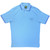 The Beatles Unisex Polo Shirt: Drum Logo (Light Blue)