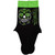 Cypress Hill Unisex Ankle Socks: Skull (Black)