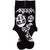 Anthrax Unisex Ankle Socks: Faces Pattern B&W (Black) (UK Size 7 - 11)