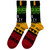 Bob Marley Unisex Ankle Socks: Press Play (Black) (UK Size 7 - 11)