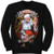 Mastodon Unisex Sweatshirt: Hail Santa Holiday (Black)
