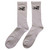 The Jam Unisex Ankle Socks: Logo (White) (UK Size 7 - 11)