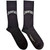 Johnny Cash Unisex Ankle Socks: Man In Black Logo (Charcoal Grey) (UK Size 7 - 11)