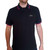 Pink Floyd Unisex Polo Shirt: Dark Side of the Moon Prism (Black)