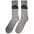 The Sex Pistols Unisex Terry Socks: Stacked Logo (Grey)