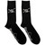 Motley Crue Unisex Ankle Socks: Skull (Black) (UK Size 7 - 11)