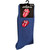 The Rolling Stones Unisex Ankle Socks: Vertical Tongue (Tie-Dye Effect Blue) (UK Size 7 - 11) The Rolling Stones Unisex Ankle Socks: Vertical Tongue (Tie-Dye Effect Blue) (UK Size 7 - 11)