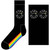 Pink Floyd Unisex Ankle Socks: Spectrum Sole (Black) (UK Size 7 - 11)