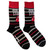 The Rolling Stones Unisex Ankle Socks: Logo & Tongue (Black) (UK Size 7 - 11)