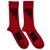 Yungblud Unisex Ankle Socks: Occupy the UK (Red) (UK Size 7 - 11)