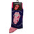 The Rolling Stones Unisex Ankle Socks: UK Tongue (Purple) (UK Size 7 - 11)