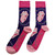 The Rolling Stones Unisex Ankle Socks: UK Tongue (Purple) (UK Size 7 - 11)