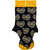 Wu-Tang Clan Unisex Ankle Socks: Grey Logos (Black) (UK Size 7 - 11)