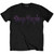 Deep Purple Unisex T-Shirt: Vintage Logo (Black)