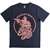 Elton John Unisex T-Shirt: Rocketman Circle Point (Navy Blue)