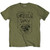 Green Day Unisex T-Shirt: Organic Grenade (Military Green)