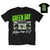 Green Day Unisex T-Shirt: Kill the DJ (Black) (Back Print)