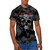 Guns N' Roses Unisex T-Shirt: Flower Skull (Dip-Dye On Grey) (Wash Collection) Guns N' Roses Unisex T-Shirt: Flower Skull (Dip-Dye On Grey) (Wash Collection)
