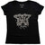 Guns N' Roses Ladies T-Shirt: Skeleton Guns (Black)
