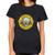 Guns N' Roses Unisex T-Shirt: Classic Logo (Black) (Wash Collection)