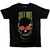 Guns N' Roses Unisex T-Shirt: Rose Skull (Black)